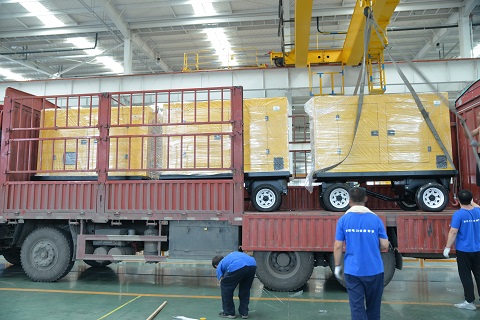 客戶在華全采購工廠備用柴油發(fā)電機組作為備用電源