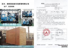 綿陽晉港游樂場管理有限公司在華全動力采購55kw柴油發電機組一臺